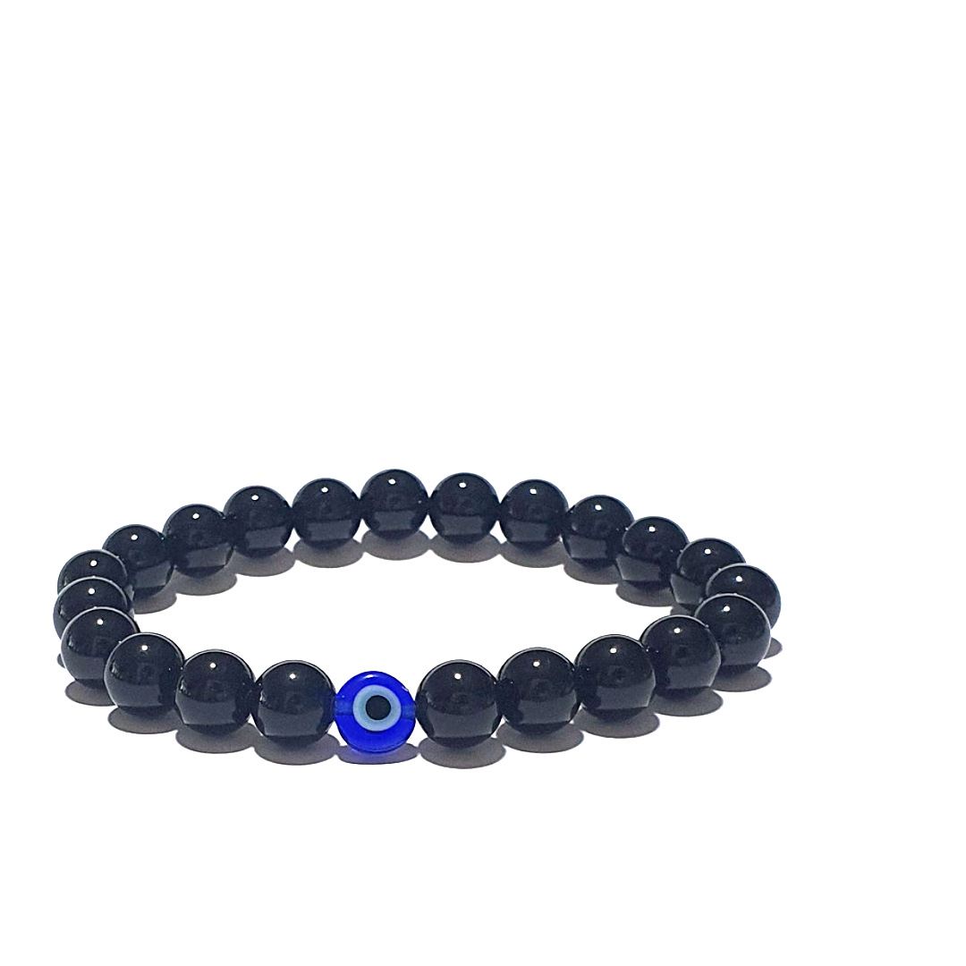 Black Onyx with Evil Eye