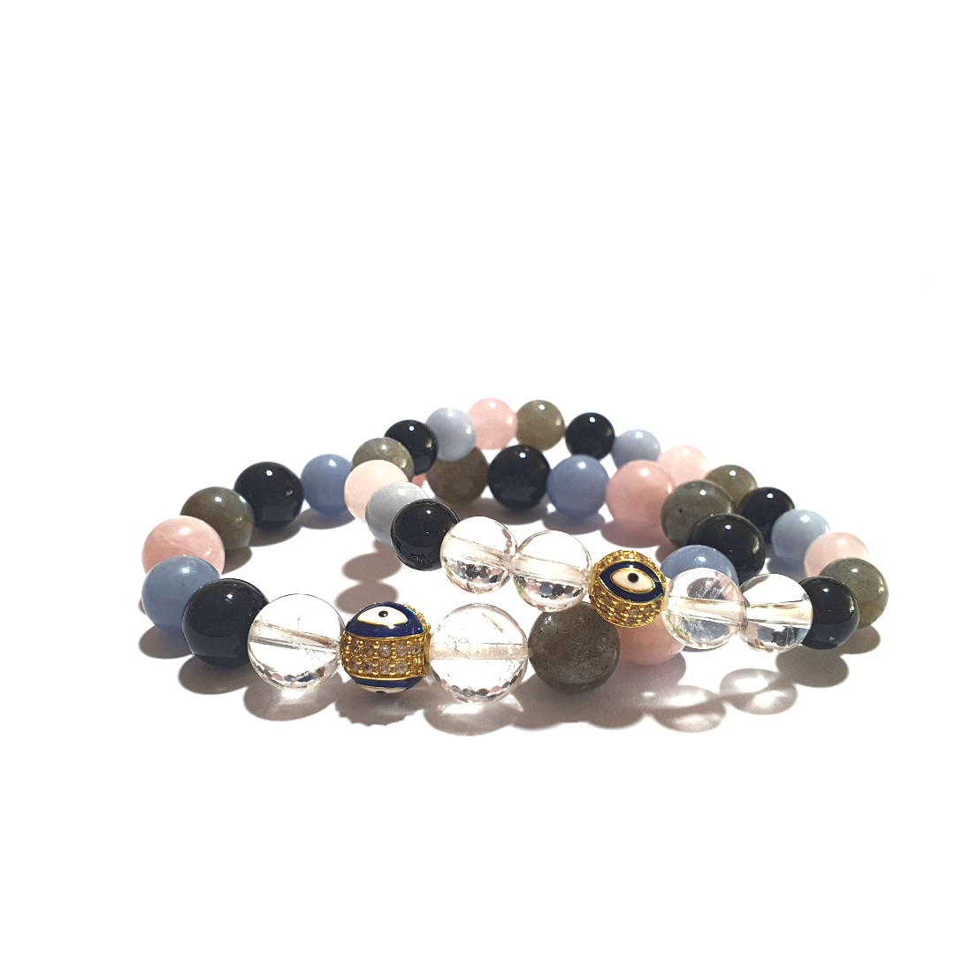Evil eye 2025 stone bracelet