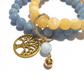 Calcite and Aquamarine Double Layer