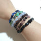 Blue Lace Agate pebbles Gemstone bracelet