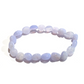 Blue Lace Agate pebbles Gemstone bracelet