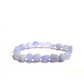 Blue Lace Agate pebbles Gemstone bracelet