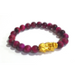 Magenta Tiger Eye with Piyao Charm
