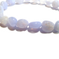 Blue Lace Agate pebbles Gemstone bracelet