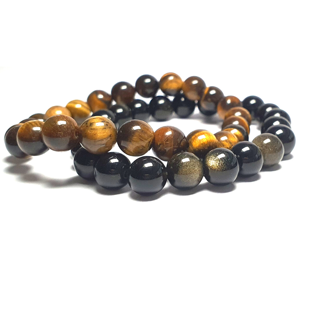 Tiger Eye and Obsidian Bundeals – Gems & stones ph