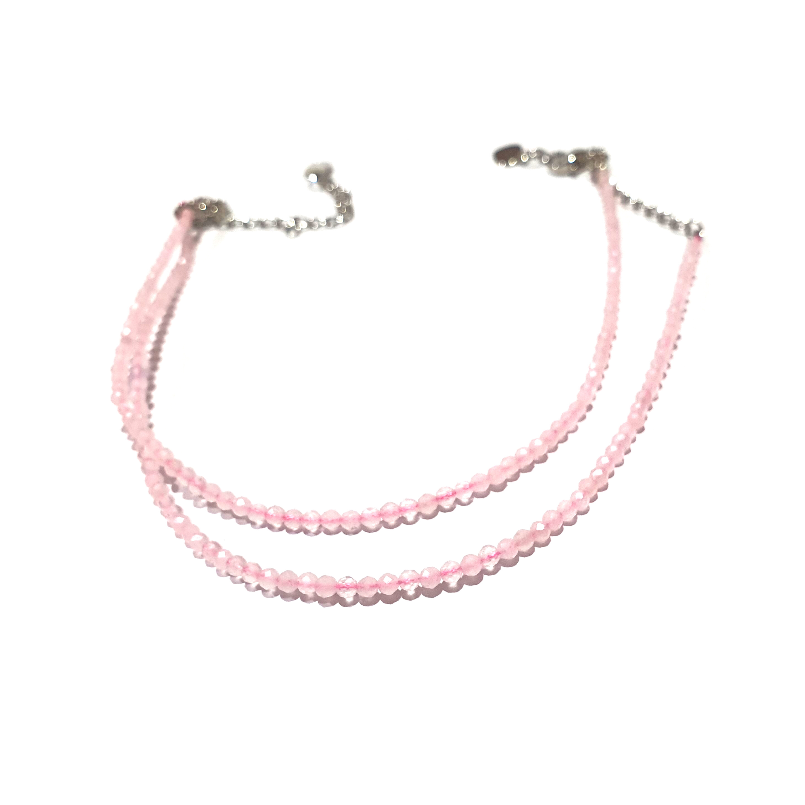 Rose 2025 quartz anklet