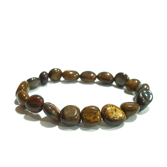 Bronzite pebbles Gemstone bracelet