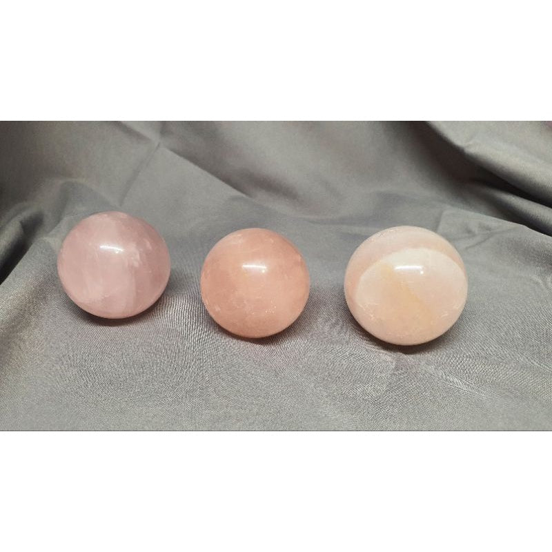 rose quartz sphere for love and happiness