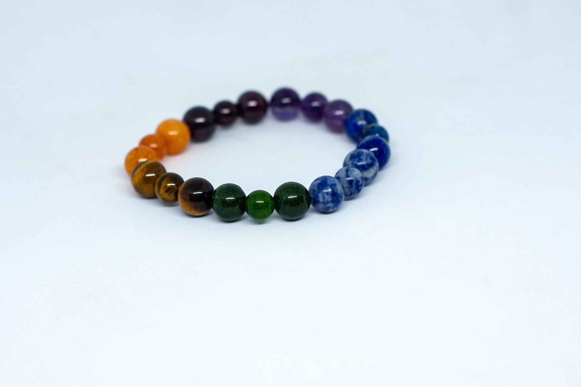 7chakra gemstone bracelet 7.5inch size - Gems & stones ph