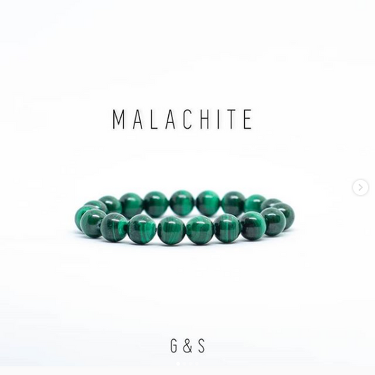triple aaa malachite gemstone bracelet - Gems & stones ph