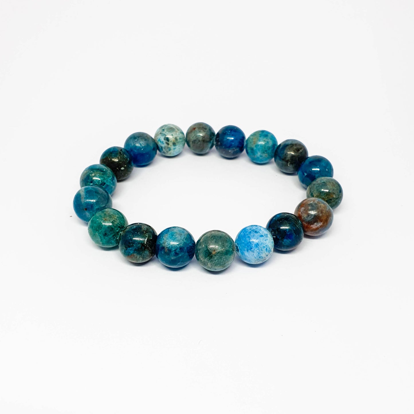 Blue apatite gem stone bracelet - Gems & stones ph