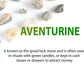 Aventurine with four leaf clover gemstone bracelet - Gems & stones ph