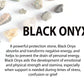 Black Onyx with Evil Eye