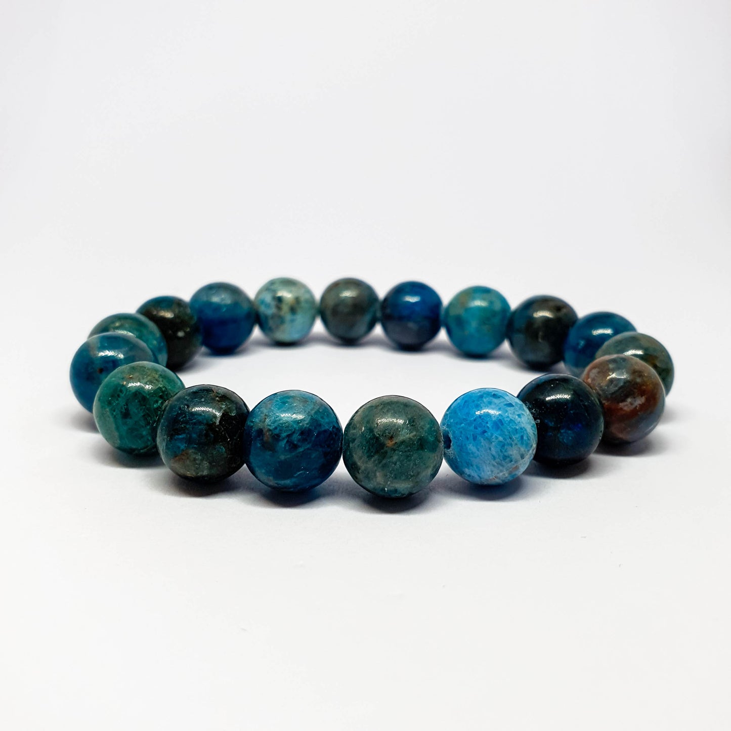 Blue apatite gem stone bracelet - Gems & stones ph