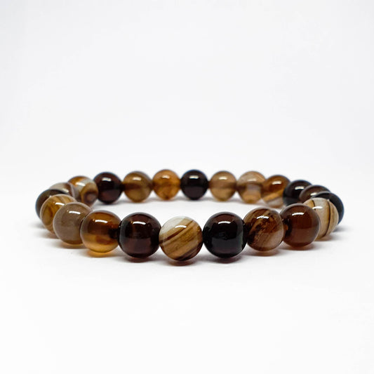 Botswana agate gemstone bracelet - Gems & stones ph