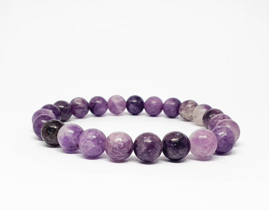 Lepidolite gemstone bracelet - Gems & stones ph