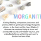 12mm Morganite and Chalcedony bundle bracelet - Gems & stones ph