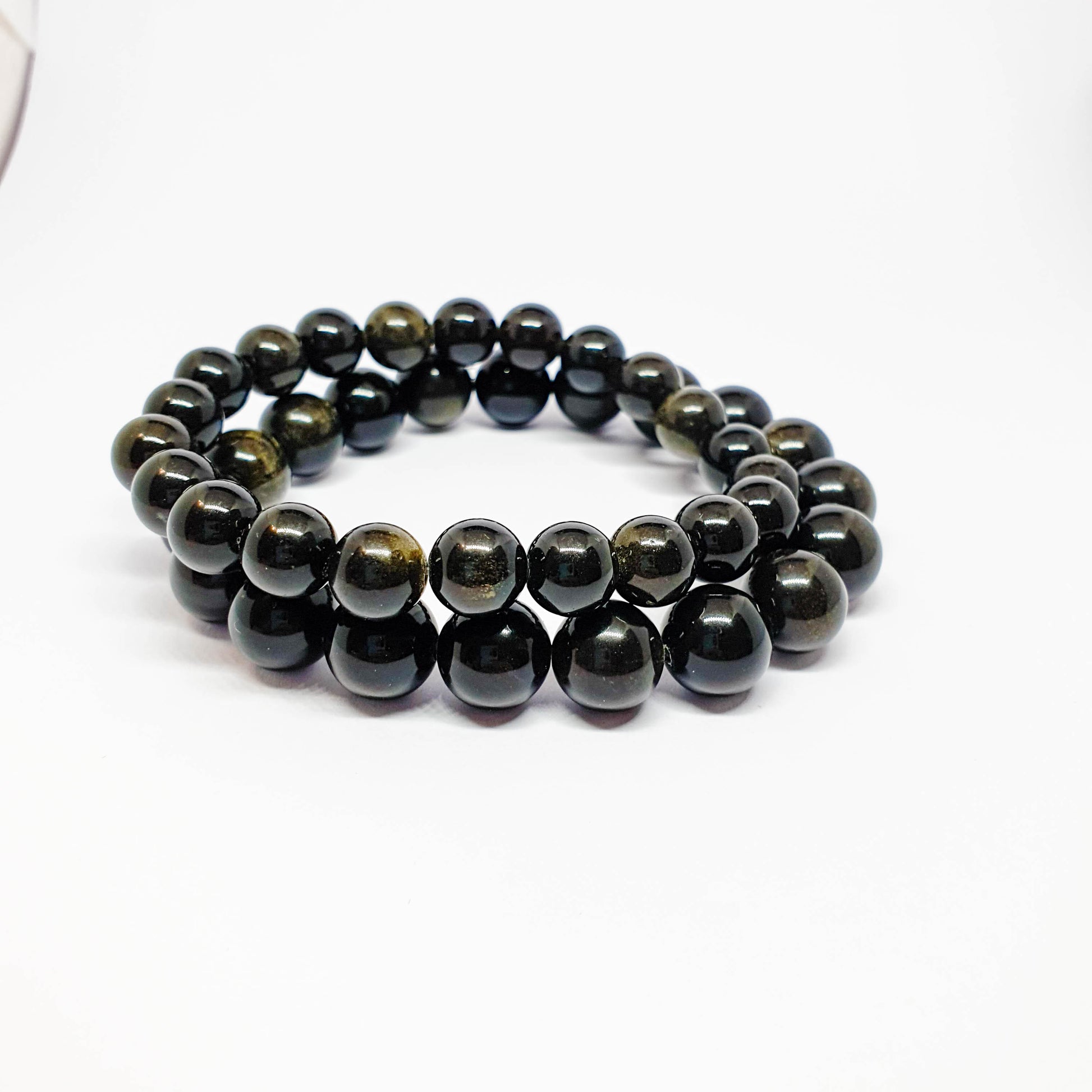 obsidian gold sheen gemstone bracelet - Gems & stones ph