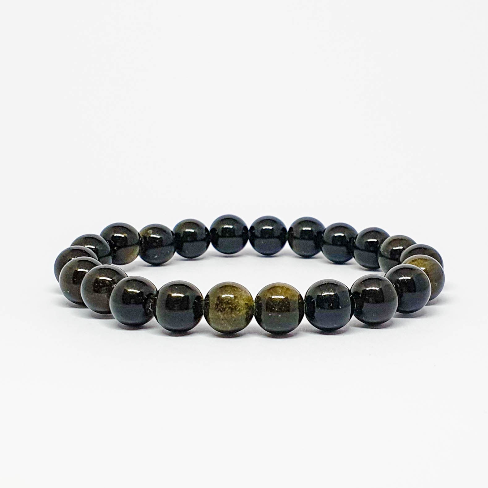 obsidian gold sheen gemstone bracelet - Gems & stones ph