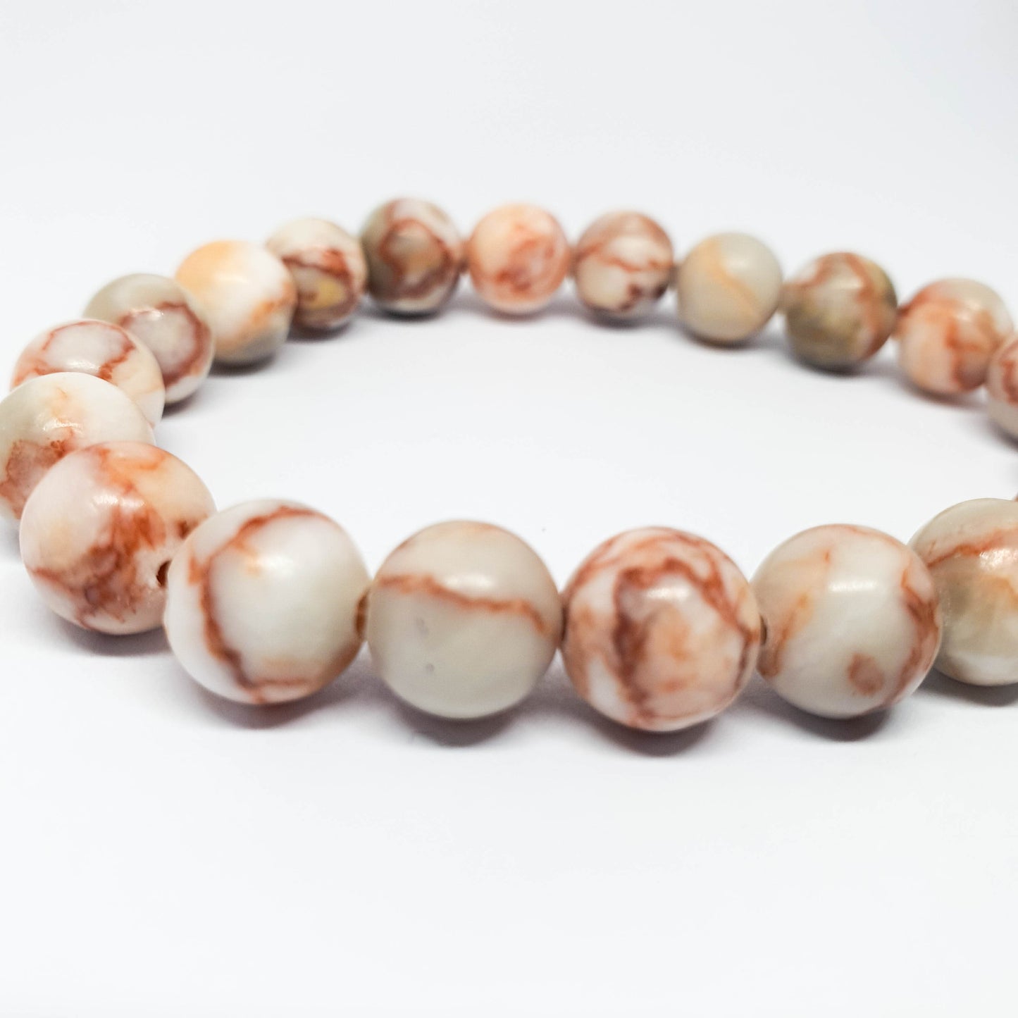 pink zebra jasper gemstone bracelet - Gems & stones ph