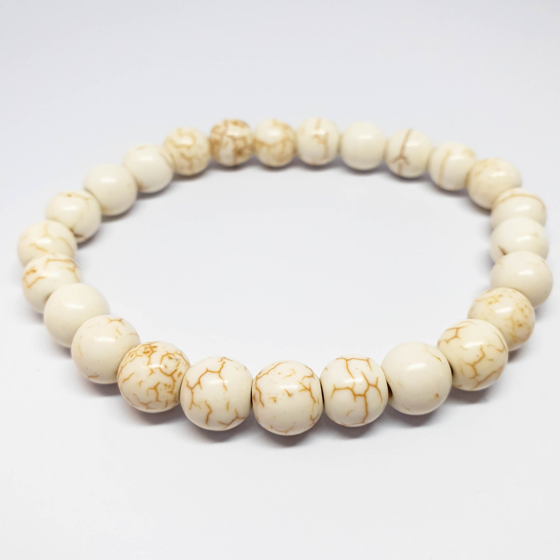 White Turquoise gemstone bracelet - Gems & stones ph