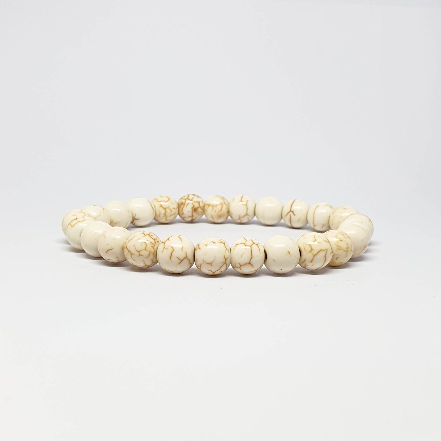 White Turquoise gemstone bracelet - Gems & stones ph