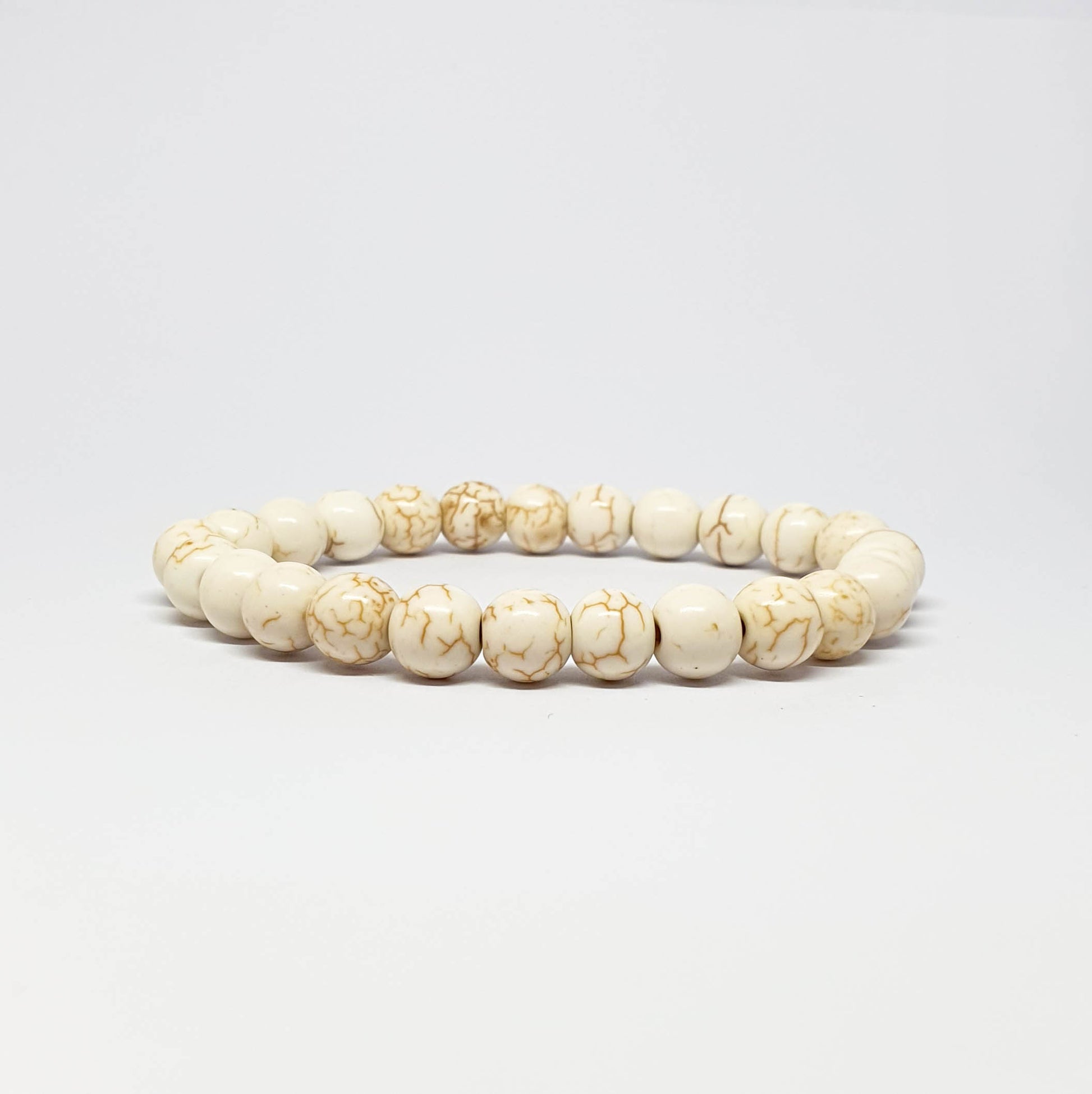 White Turquoise gemstone bracelet - Gems & stones ph