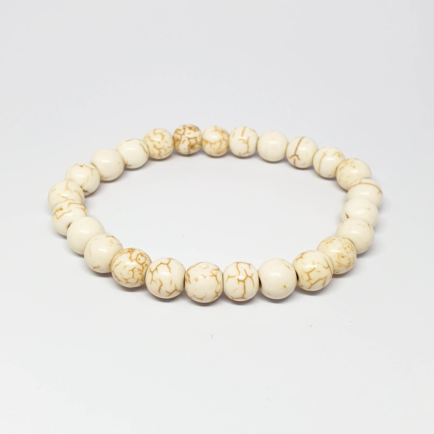 White Turquoise gemstone bracelet - Gems & stones ph